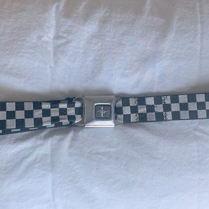 Mustang Seatbelt checkered Belt